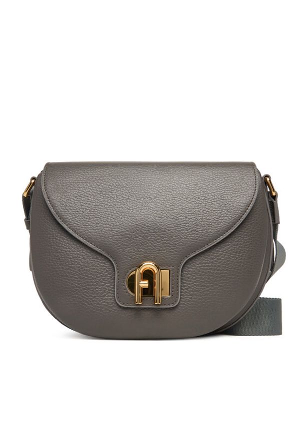 Furla Torebka Lotus WB01605 BX0356 CN 4295S 1002 Szary. Kolor: szary. Materiał: skórzane