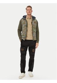 Aeronautica Militare Kurtka przejściowa 262AM1389UCL00006 Khaki Regular Fit. Kolor: brązowy. Materiał: syntetyk #3