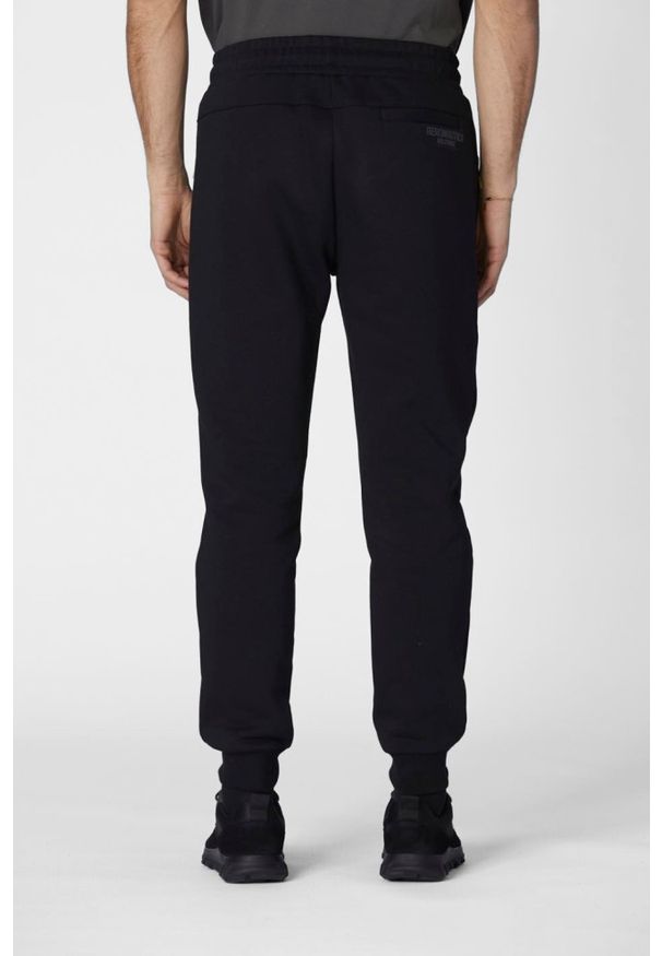 Aeronautica Militare - AERONAUTICA MILITARE Czarne męskie dresowe spodnie Sporty, Rozmiar S. Kolor: czarny. Materiał: dresówka
