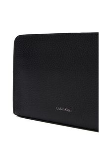Calvin Klein Saszetka LV04D1153G Czarny. Kolor: czarny. Materiał: skóra