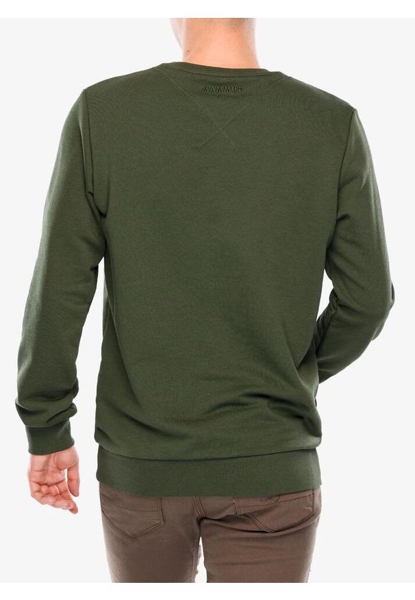 Bluza męska Mammut Core ML Crew Neck Playground. Kolor: zielony