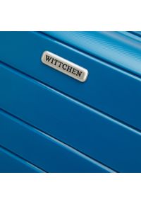 Wittchen - Zestaw walizek z polipropylenu z błyszczącymi paskami niebieski. Kolor: niebieski. Wzór: paski, aplikacja. Styl: elegancki #10