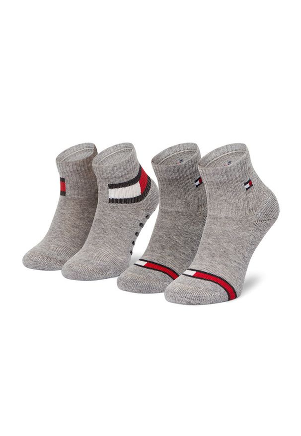 TOMMY HILFIGER - Skarpety długie Tommy Hilfiger. Kolor: szary