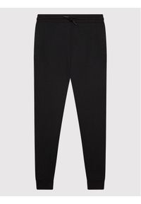 Calvin Klein Jeans Spodnie dresowe Shadow Logo IB0IB01010 Czarny Regular Fit. Kolor: czarny. Materiał: syntetyk