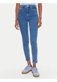 Tommy Jeans Jeansy Nora DW0DW20220 Niebieski Skinny Fit. Kolor: niebieski