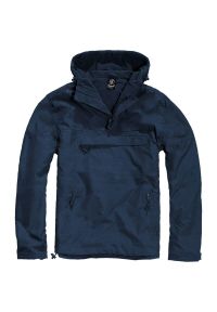 Kurtka sportowa męska Brandit Windbreaker Navy Blue Zimowa. Kolor: niebieski. Sezon: zima. Styl: sportowy