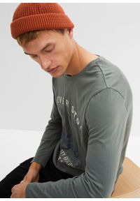 bonprix - Shirt z długim rękawem (2 szt.). Kolor: niebieski. Długość rękawa: długi rękaw. Długość: długie. Wzór: nadruk #3