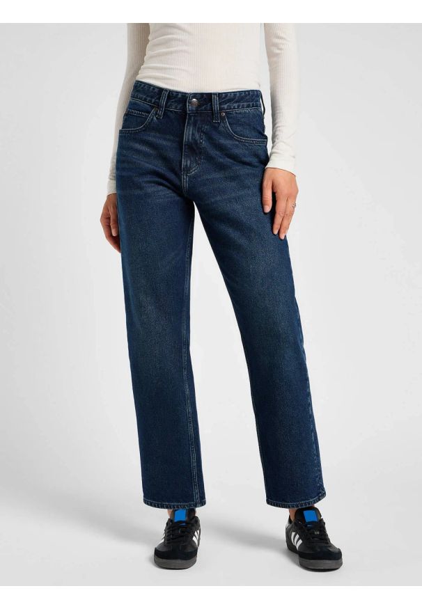 Lee - DAMSKIE SPODNIE LEE RIDER CLASSIC DARK INDIGO 112355271