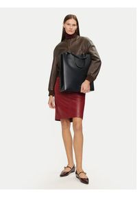 Calvin Klein Torebka Line Lthr Ns Tote 43 LV04F3000G Czarny. Kolor: czarny. Materiał: skórzane #4