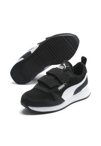 Puma - Dziecięce buty sportowe R78 PUMA Black White. Kolor: wielokolorowy, czarny, biały. Sezon: lato