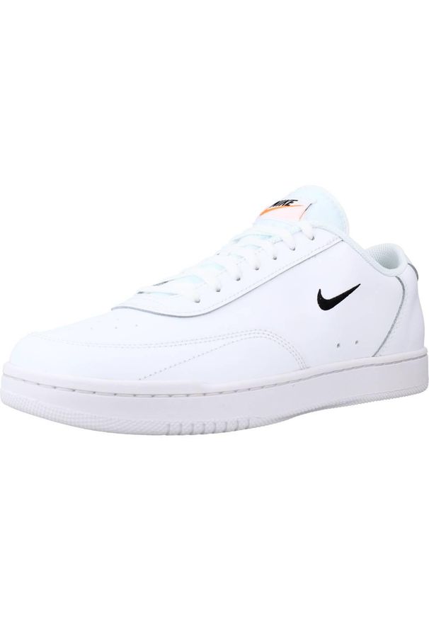 Tenisówki Nike Model Court Vintage Kolor Biały. Kolor: pomarańczowy, biały, wielokolorowy, brązowy. Materiał: skóra, tkanina. Model: Nike Court