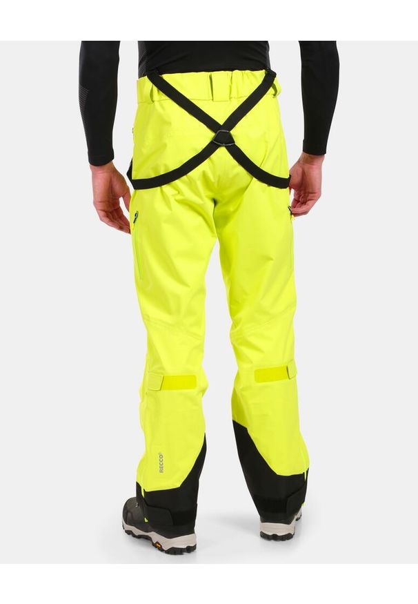 Męskie spodnie hardshell Kilpi LAZZARO-M. Kolor: zielony. Materiał: hardshell