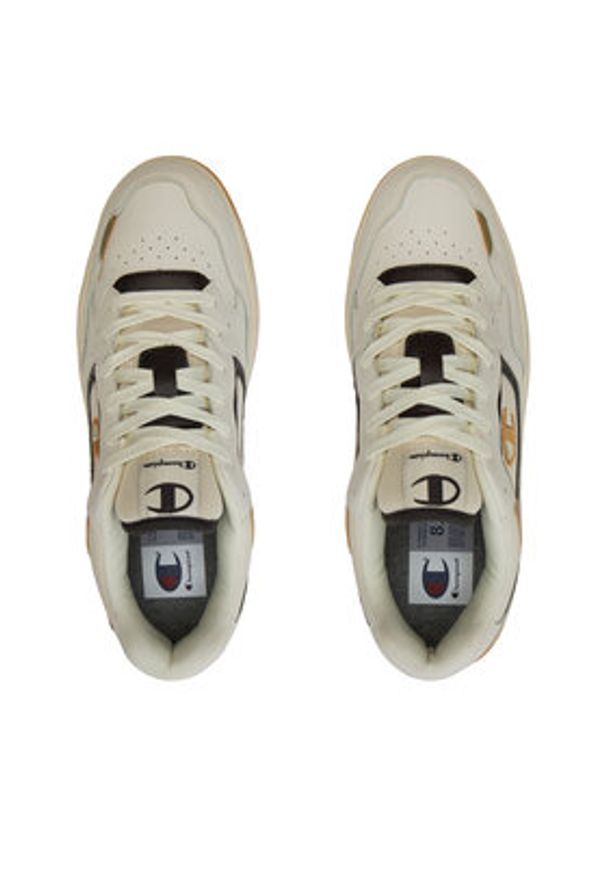Champion Sneakersy Z89 Low Low Cut Shoe S22099-CHA-WW013 Écru. Materiał: skóra