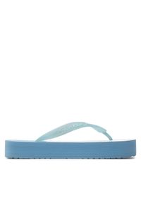 Calvin Klein Jeans Japonki Beach Sandal Flatform Monologo YW0YW01617 Niebieski. Kolor: niebieski #1