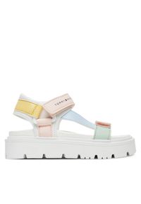 TOMMY HILFIGER - Sandały Tommy Hilfiger. Wzór: kolorowy
