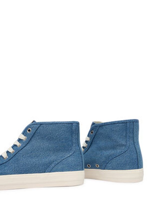 Tommy Jeans Sneakersy Archive Y2K Denim Mid Cut EN0EN03075 Niebieski. Kolor: niebieski. Materiał: materiał