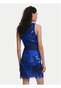 Desigual Sukienka codzienna Bratislava 25SWVK47 Niebieski Slim Fit. Okazja: na co dzień. Kolor: niebieski. Materiał: syntetyk. Typ sukienki: proste. Styl: casual