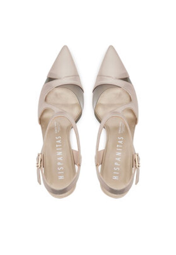 Hispanitas Czółenka Nova HV253912 Złoty. Kolor: złoty. Materiał: skóra