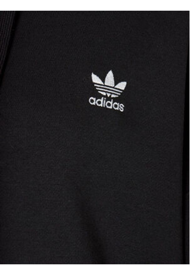 Adidas - adidas Bluza Essentials IY9621 Czarny Loose Fit. Kolor: czarny. Materiał: bawełna