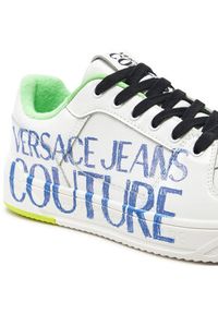 Versace Jeans Couture Sneakersy 76YA3SJ5 Biały. Kolor: biały. Materiał: skóra #2