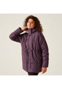 Kurtka turystyczna pikowana damska Regatta Rurie. Kolor: fioletowy. Materiał: poliester. Sezon: zima. Sport: turystyka piesza #1
