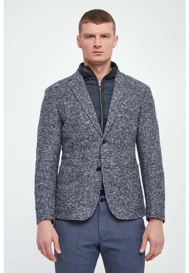 Marynarka męska z wełną Hectic JOOP!. Materiał: wełna