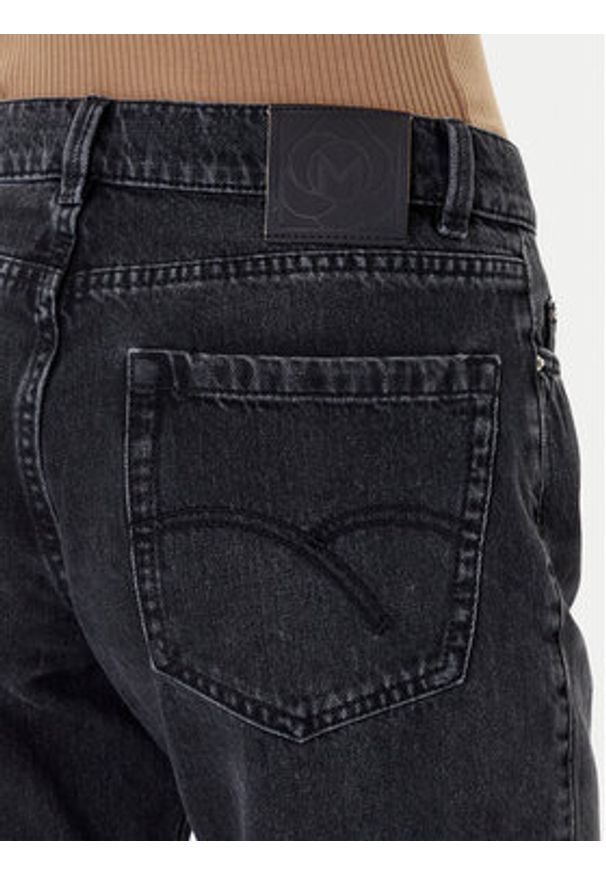 Marella Jeansy 2523186034 Czarny Wide Leg. Kolor: czarny