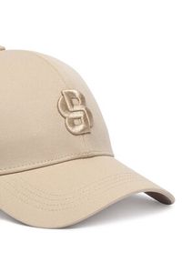 BOSS Czapka z daszkiem 50533299 Beżowy. Kolor: beżowy. Materiał: bawełna #3