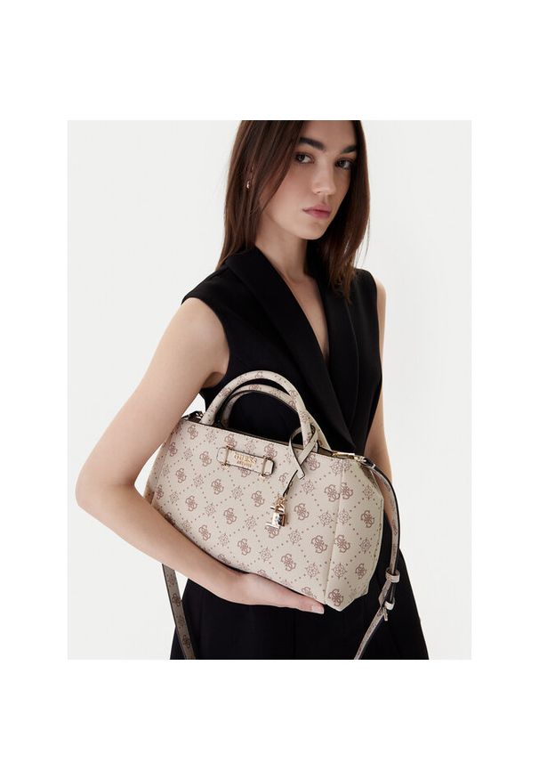 Torebka Guess. Kolor: kremowy