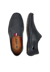 Rieker Półbuty 06367-14 Granatowy. Kolor: niebieski. Materiał: skóra #7