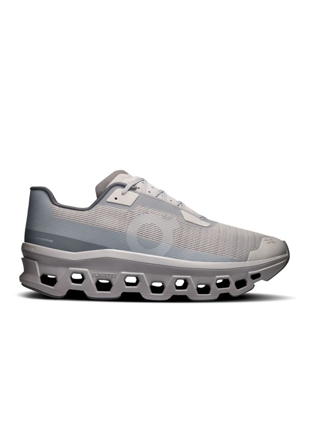 On - ON CLOUDMONSTER Void Alloy | Glacier Buty męskie do biegania. Kolor: szary. Materiał: materiał. Szerokość cholewki: normalna. Sport: bieganie