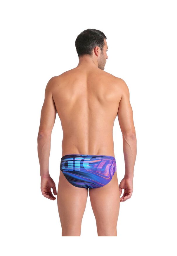 Kąpielówki Arena Flow Swim Briefs. Kolor: niebieski, wielokolorowy