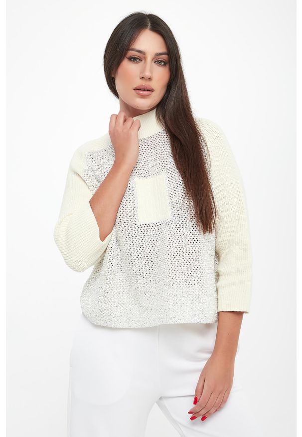Sportalm - Sweter damski z cekinami SPORTALM