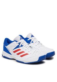 Adidas - adidas Buty halowe Court Stabil Shoes IH5548 Biały. Kolor: biały. Materiał: skóra #5