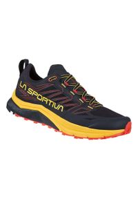 LA SPORTIVA - Buty do biegania męskie La Sportiva La Jackal. Zapięcie: sznurówki. Kolor: niebieski, żółty, wielokolorowy. Materiał: syntetyk, tkanina, materiał. Szerokość cholewki: normalna