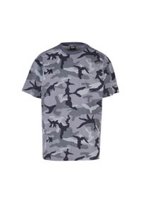 Urban Classics - Męska Koszulka Camo Heavyweight Oversized T-shirt. Kolor: zielony, wielokolorowy, brązowy
