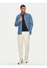 Pepe Jeans Koszula jeansowa PM308584 Niebieski Regular Fit. Kolor: niebieski. Materiał: bawełna #4