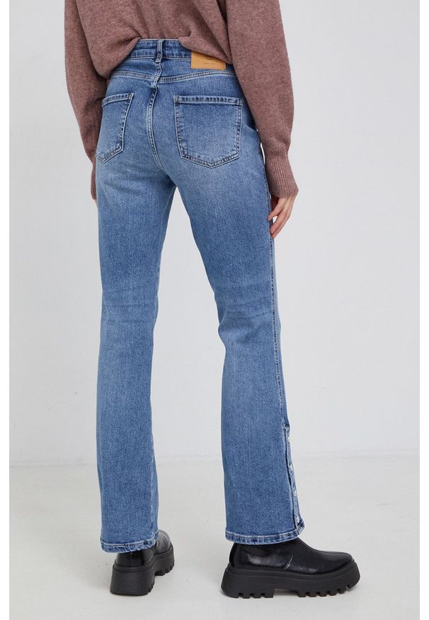 only - Only Jeansy Hailey damskie high waist. Stan: podwyższony. Kolor: niebieski