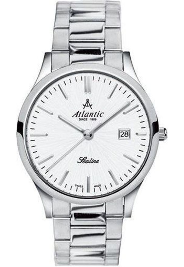 Zegarek Atlantic Damski Sealine 22346.41.21 Szafirowe szkło srebrny. Kolor: niebieski, wielokolorowy, srebrny