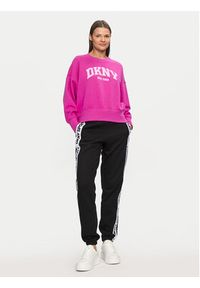 DKNY Sport Bluza DP4T9944 Różowy Loose Fit. Kolor: różowy. Materiał: syntetyk. Styl: sportowy #5