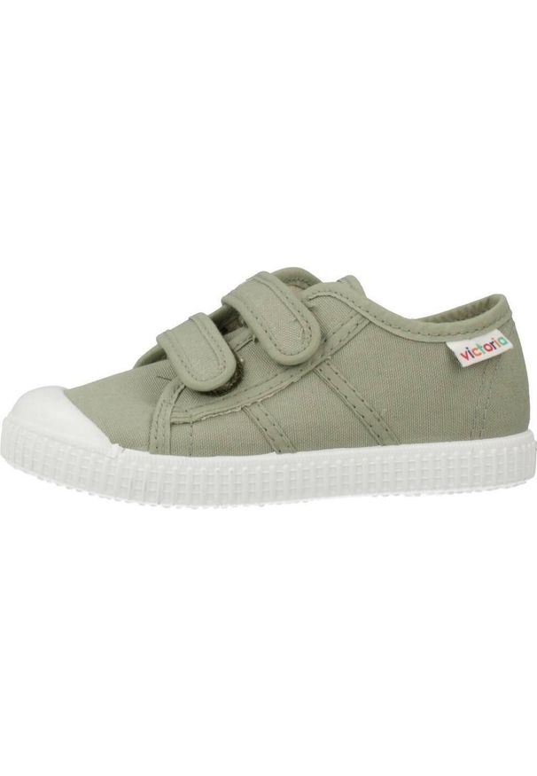 VICTORIA - Buty tenisówki dziecięce Victoria. Kolor: zielony. Materiał: tkanina