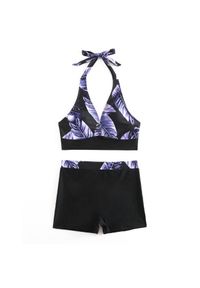 Intica - Strój kąpielowy z szortami na plażę i basen Coby. Kolor: wielokolorowy. Materiał: materiał #1