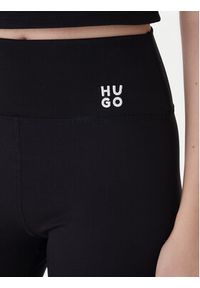 Hugo - HUGO Legginsy 50545350 Czarny Slim Fit. Kolor: czarny. Materiał: syntetyk #4