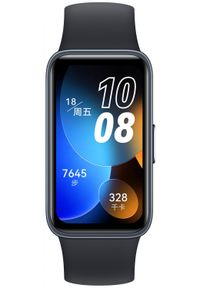 HUAWEI - Opaska sportowa Huawei Band 8 czarny. Rodzaj zegarka: cyfrowe. Kolor: czarny. Materiał: materiał, włókno. Styl: sportowy #2