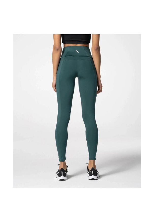 Legginsy z kieszeniami Carpatree Libra zielone. Stan: podwyższony. Kolor: zielony. Materiał: materiał