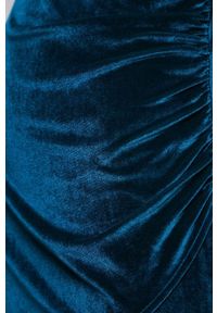 medicine - Medicine sukienka kolor zielony mini dopasowana. Kolor: zielony. Materiał: dzianina. Długość rękawa: długi rękaw. Wzór: gładki. Typ sukienki: dopasowane. Długość: mini #3