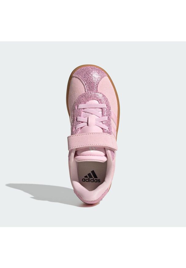 Adidas - Buty dla dzieci VL Court 3.0. Zapięcie: pasek. Kolor: wielokolorowy, różowy, brązowy