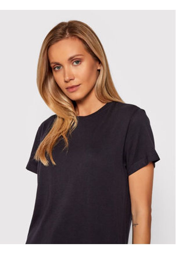 Marc O'Polo T-Shirt B01 2100 51117 Granatowy Regular Fit. Typ kołnierza: polo. Kolor: niebieski. Materiał: bawełna