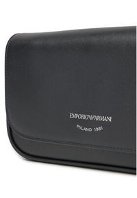 Emporio Armani Torebka Y3H294 Y478E 80001 Czarny. Kolor: czarny. Materiał: skórzane