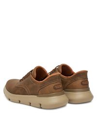 skechers - Skechers Sneakersy Garza-Duran 205353/TPE Brązowy. Kolor: brązowy. Materiał: skóra #4